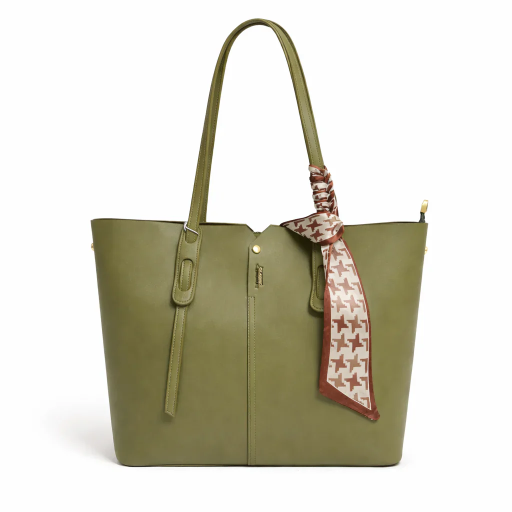 Luxe Tote Bag - Green
